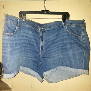Plus Size 26 Old Navy Blue Jeans Stretchy Comfy Womens